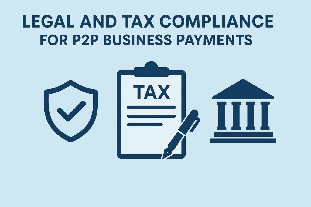 Legal and Tax Compliance for P2P Business Payments
