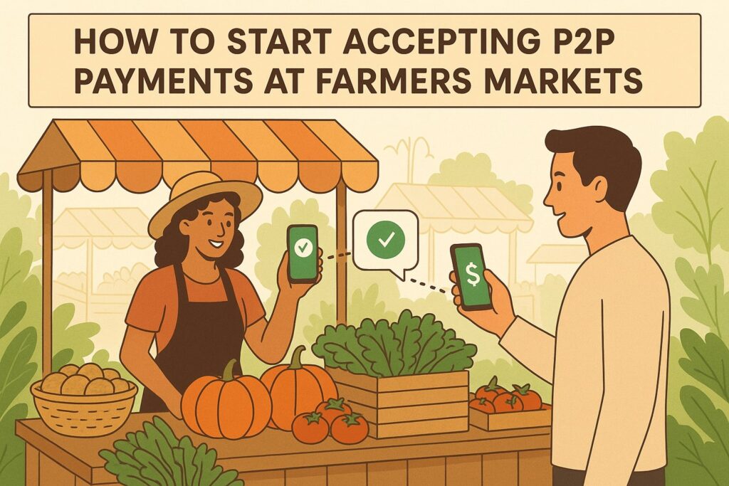 How to Start Accepting P2P Payments at Farmers Markets