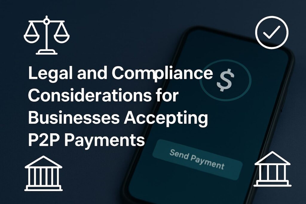 Legal and Compliance Considerations for Businesses Accepting P2P Payments