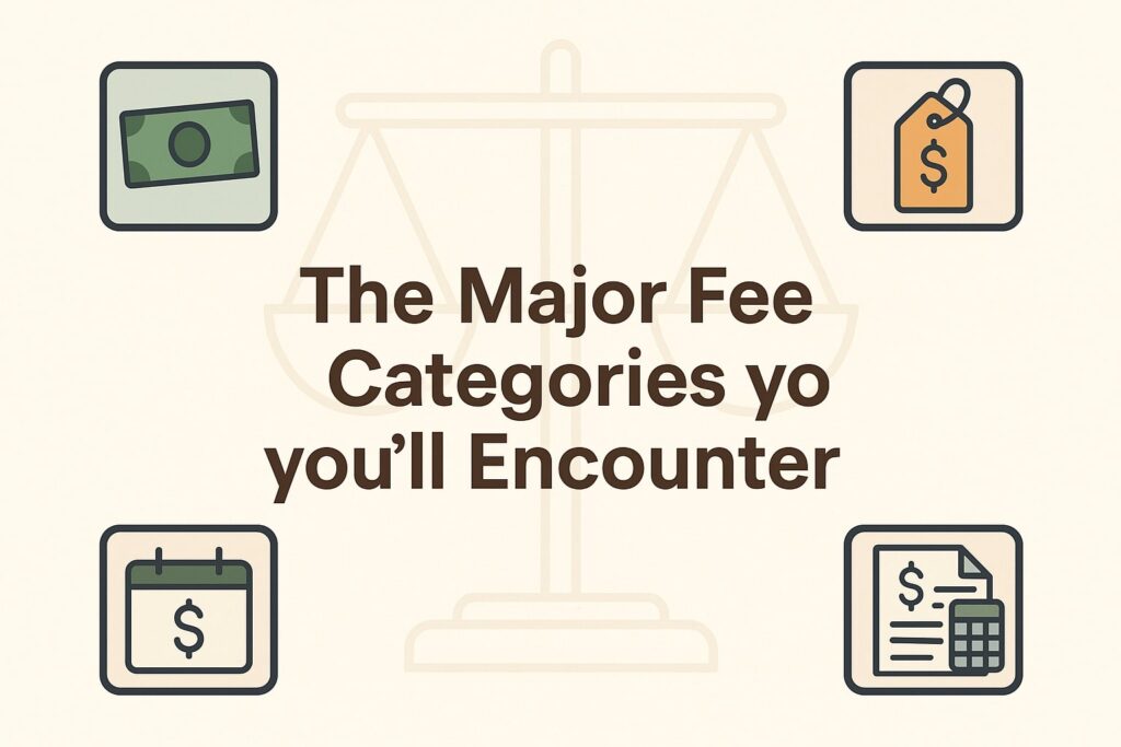 The Major Fee Categories you’ll Encounter
