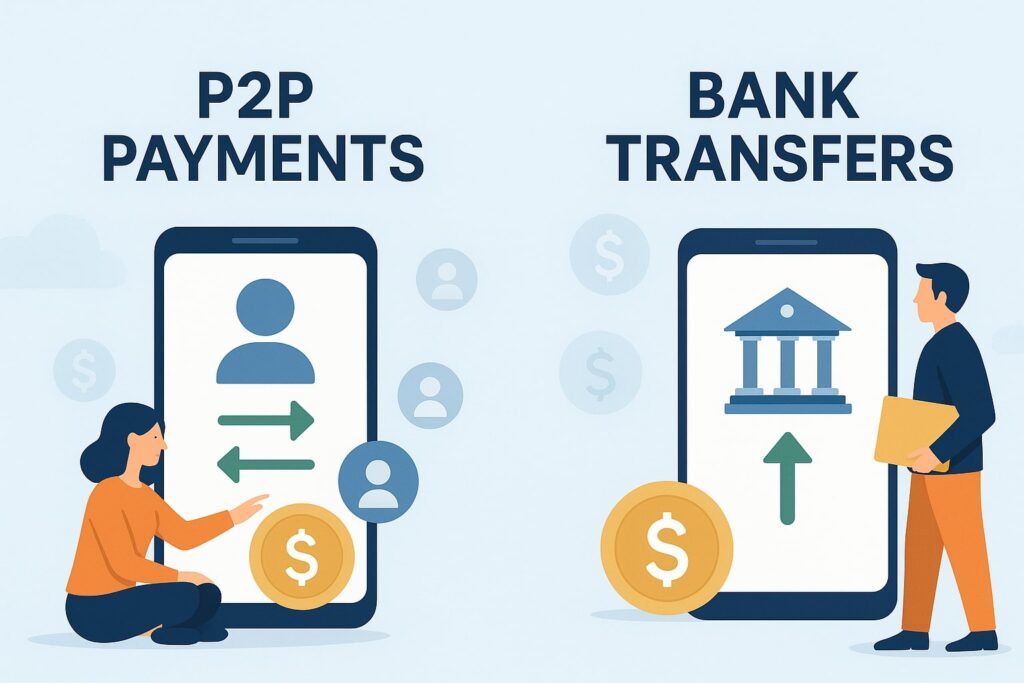 What Are P2P Payments and What Are Bank Transfers?