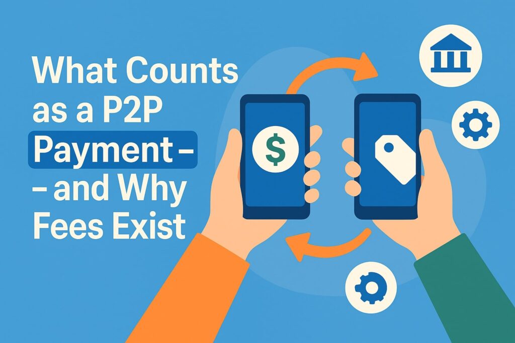 What Counts as a P2P Payment - and Why Fees Exist