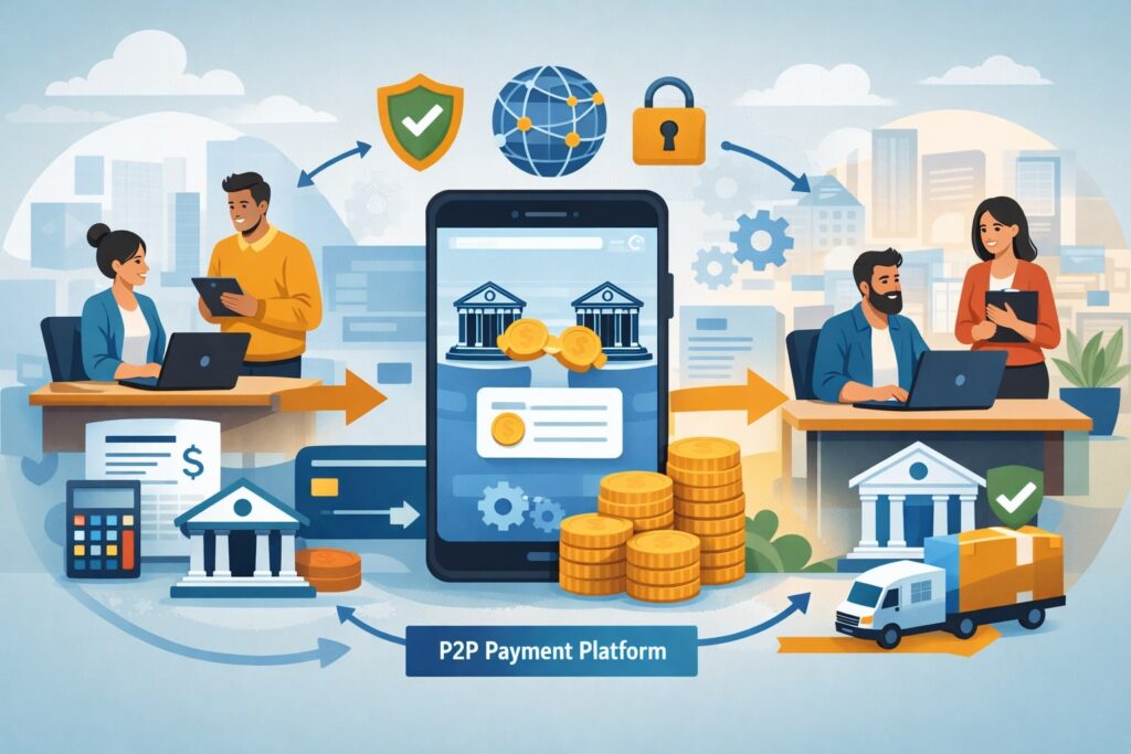 How P2P Business Payments Work End-to-End