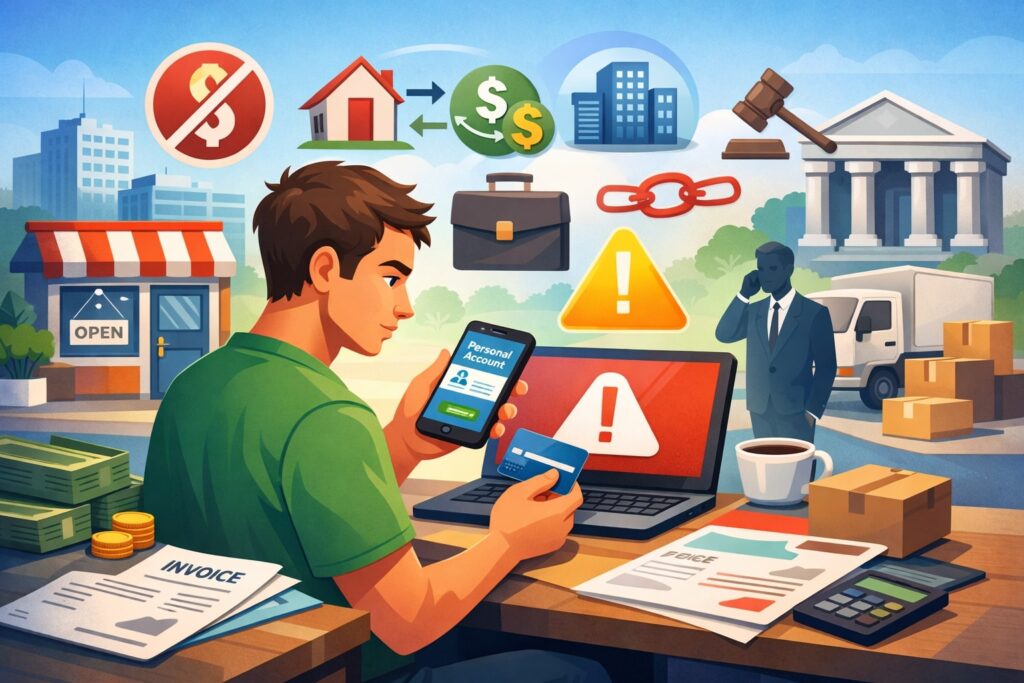 Terms of Service Risk: Personal Accounts Used for Business Payments