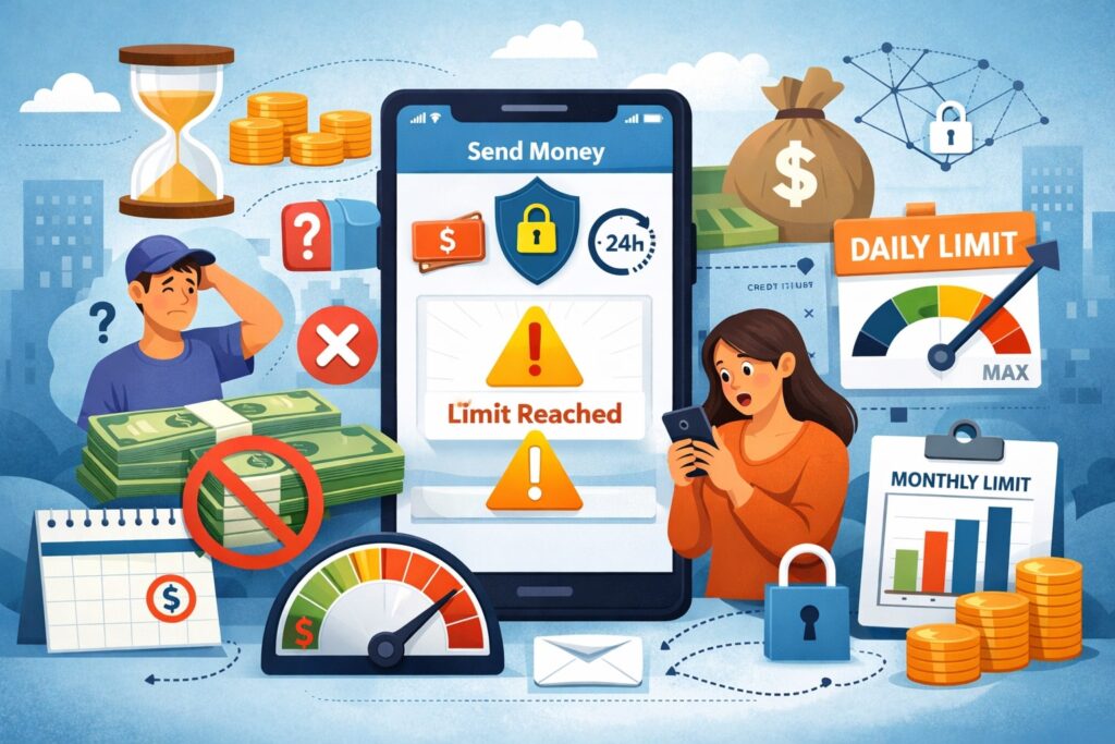 The most common types of P2P payment limits and restrictions you’ll run into