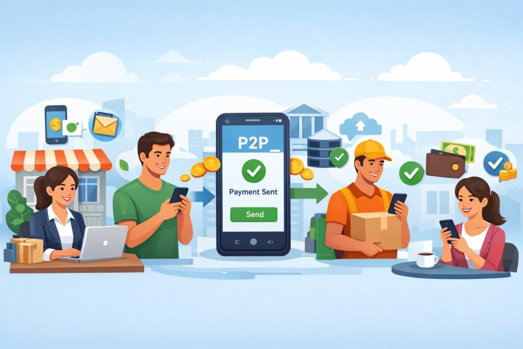 The Step-by-Step Flow of How P2P Payments for Business Work